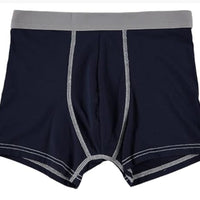 American Fit Boxer 2 Pack Briefs, 100% Cotton Black/Gray