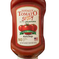 Totally tomato spicy Ketchup, 24 oz. DLC: Mai26