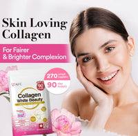 
              AFC Japan Collagen White Beauty with Marine Collagen Peptide, Glutathione, L-Cystine - 1.5X Better Absorption Than Other Collagen – for Skin Firmness & Whitening– 90 Days Supply's DLC: 20Juin26
            