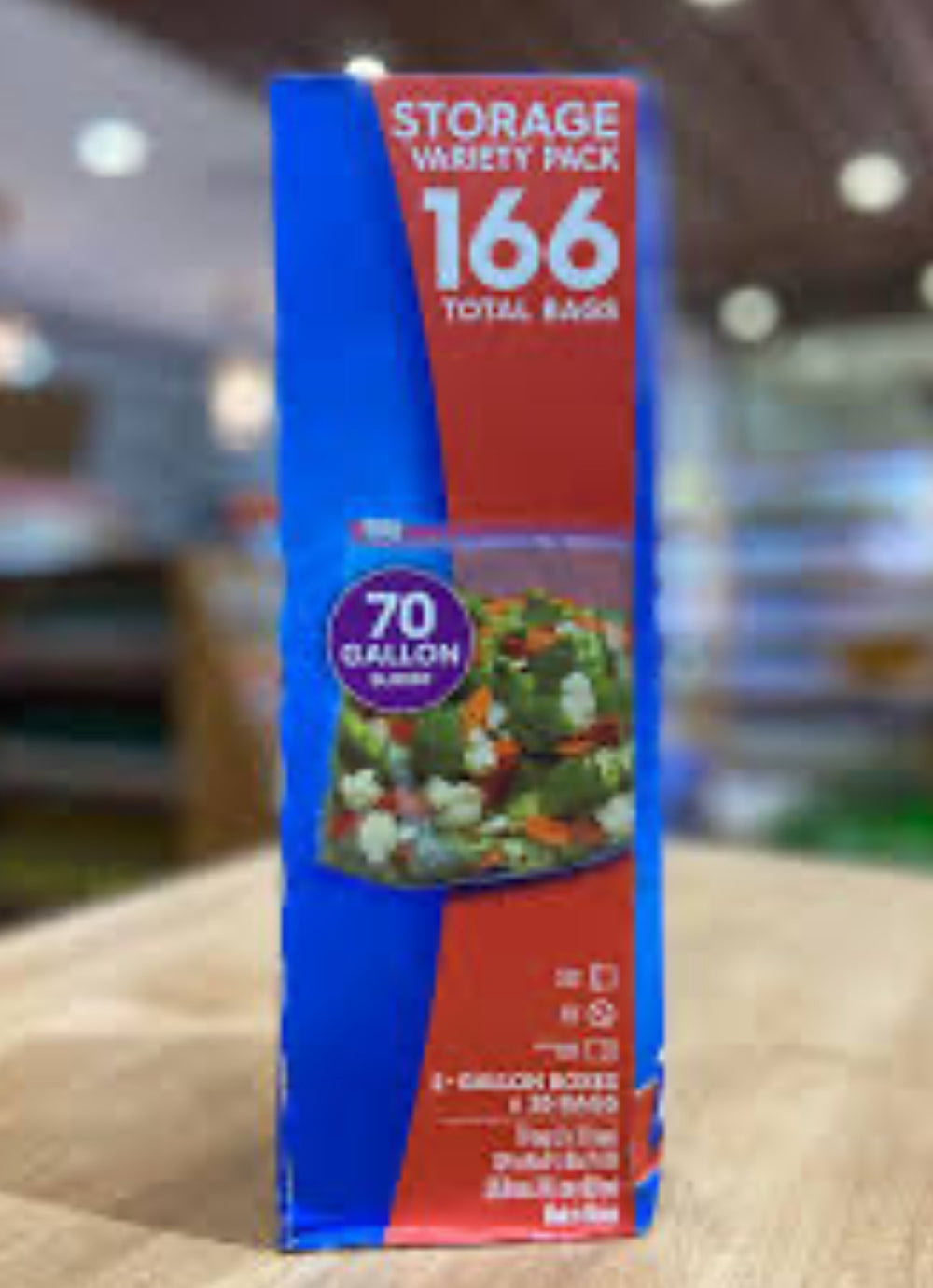 ZIPLOC QUART BOXE 35 bags 70 gallon