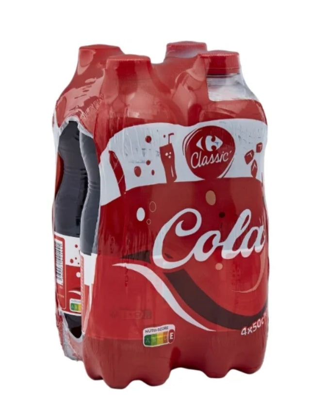 Soda au cola CARREFOUR CLASSIC 50cL DLC: 19 Mars25