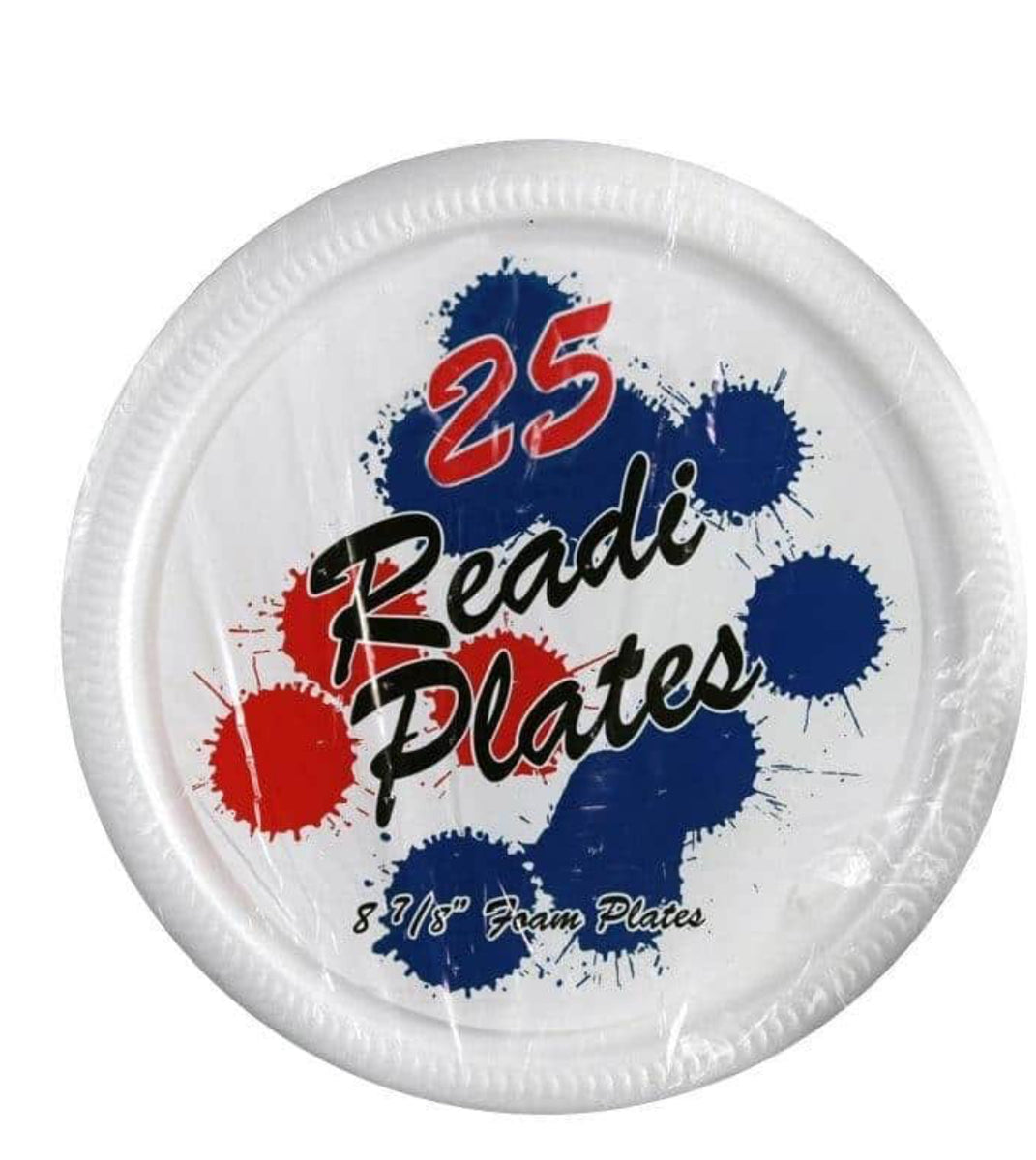 READI FOAM PLATES 8″ 25COUNT| MAGIC MEGASTORE