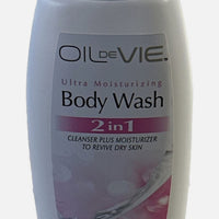 Huile de vie ultra hydratante 2 en 1 lavage corporel : 18floz/(532 ml)