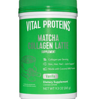 Vital Proteins Matcha Latte Vanilla Canister - 9.3oz (265g) DLC: 15 Août25