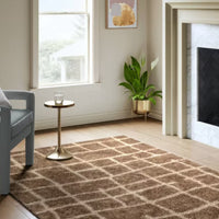 Broken Grid Shag Area Rug - Threshold (1.5 m x 2.1 m)