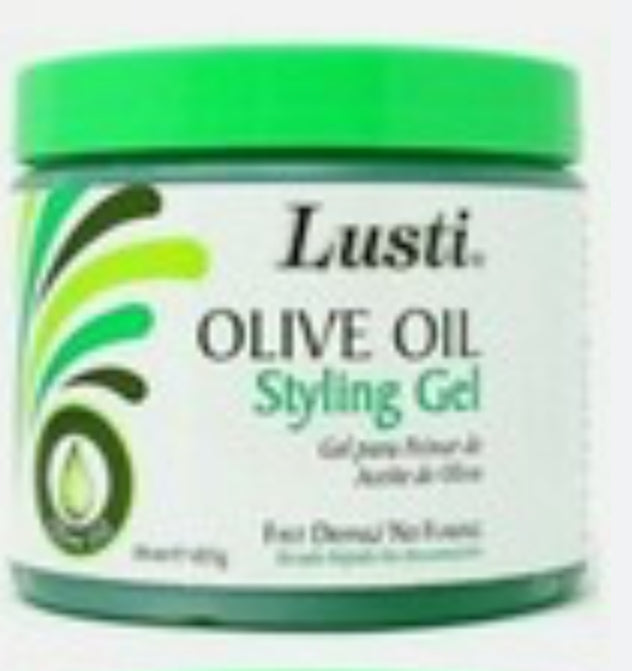 LUSTI OLIVE OIL STYLING GEL 455g