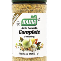 SeasoningsBadia Complete Seasoning Blend - Case of 8 - 3.5 OZ 99.2g DLC: Mai29