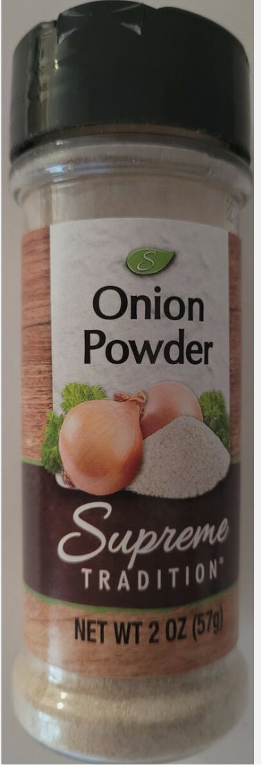 Culinary Onion Powder Seasoning 2 oz (56g) Flip-Top Shaker