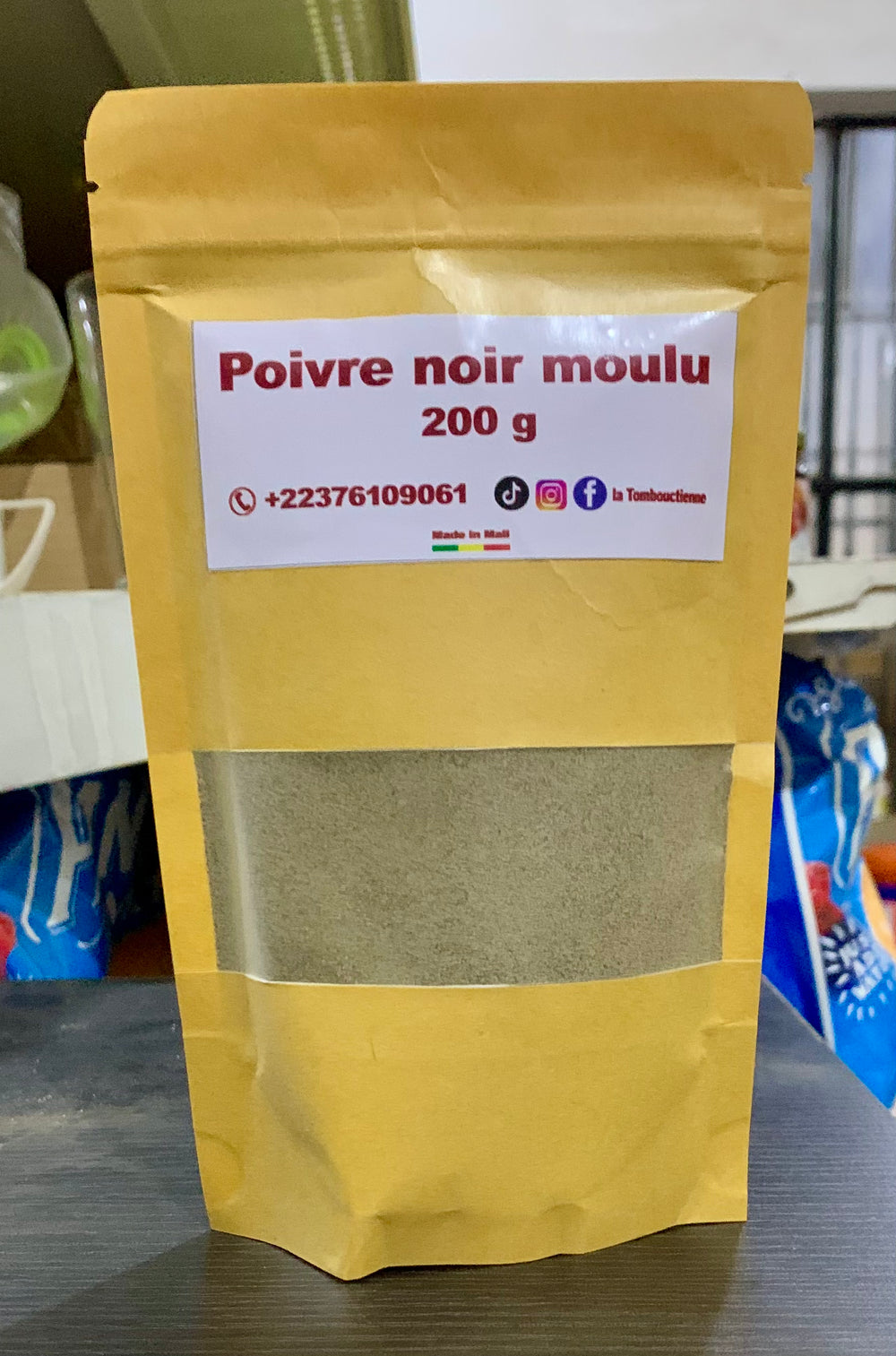Poivre Noir Moulu 200g