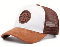 
              Casquette de Baseball pour Couple, chapeau creux Hip-Hop pour hommes et femmes, chapeau en maille étoile à cinq branches, chapeau pare-soleil,
            