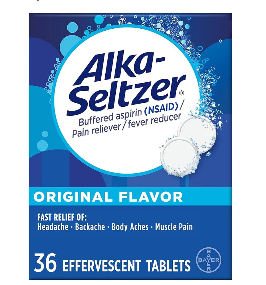 Alka Seltzer Original Tablet 36 Counts DLC: Mai27