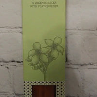 Jasmine 20 incense sticks w/Plain Holder