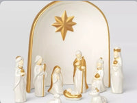 
              Ceramic Nativity Set Ivory - Threshold
            