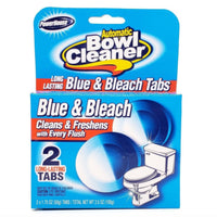 PowerHouse Toilet Tablets Blue & Bleach, 1.75 oz, 2 pack