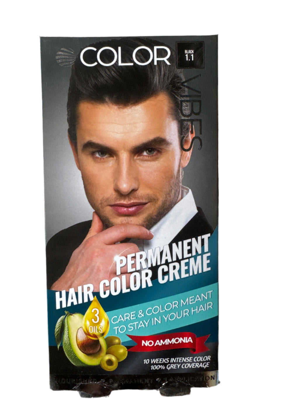 Color Vibes permanent hair color creme 3 oils