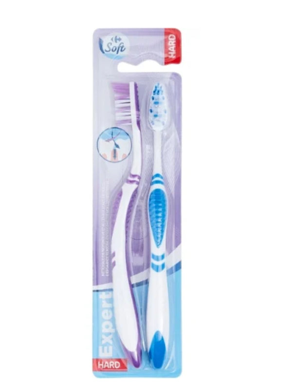 Brosses à dents Expert Dure CARREFOUR SOFT
