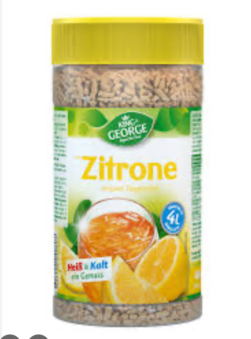Instant Teegetränk Zitrone – King George (400g) Mars27