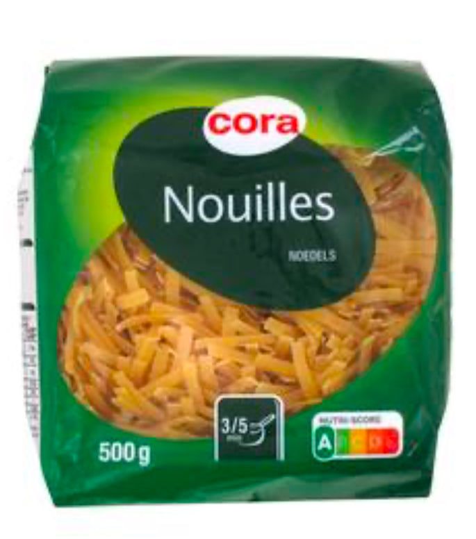 CORA PÂTES NOUILLES 500g DLC: Juillet26