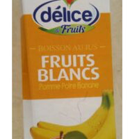 Boisson au jus fruits blancs - Délice de fruits - 1 L DLC: Oct25