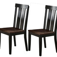 Bloomington Dining Chairs Black And Cherry (Set Of 2) - Boraam: Rubberwood, Comfort Backrest, 250lbs LPEU853282