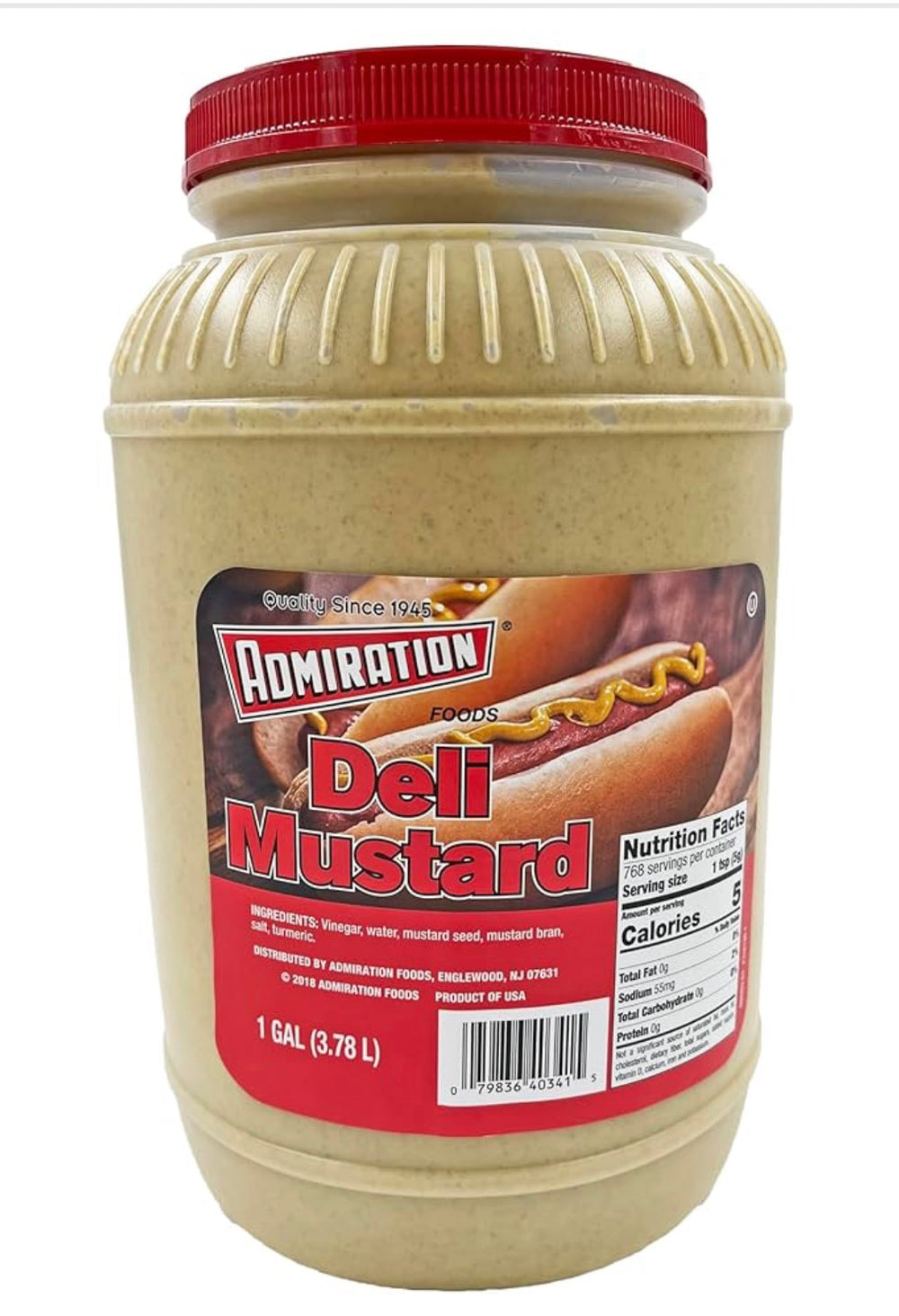 Admiration Deli Mustard 1 Gal (3.78 L) DLC: 07 Mars26