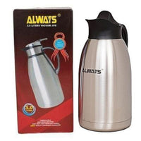 Always Stainless Steel Thermos Flask Jug – 3 Litres – Silver