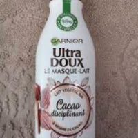 GARNIER ULTRA DOUX
Le masque Lait Cacao disciplinant cheveux frisés, indisciplinés 250ml