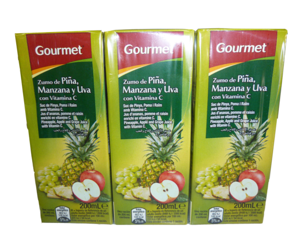 ZUMO PIÑA PACK-6 GOURMET (6 x 200 ml) DLC: Déc25