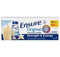
              Ensure Original Nutrition Shake, Small Meal Replacement Shake, Vanilla237mL DLC: Mars25
            