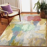 Liora Manne Marina Watercolor Indoor Outdoor Area Rug Pastel (2m x 1m60)