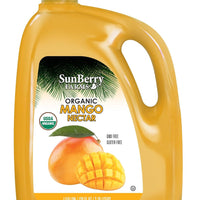 Sunberry Farms Organic Mango Nectar, Gluten Free, non-GMO, All Natural (3.78 L) DLC: Avril26