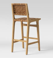 
              Ceylon Woven and Wood Barstool Natural - Threshold
            