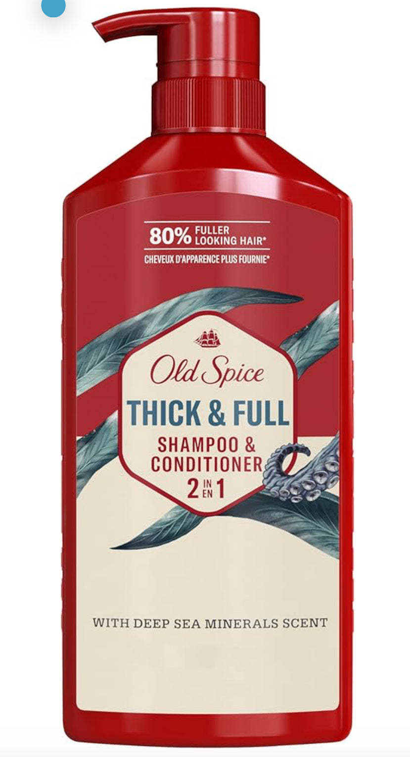 Old Spice Timber with Sandalwood 2in1 Shampoo and Conditioner for Men, 22 fl oz (650 mL)