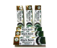 
              Black Seed and Moringa with Organic Coconut oil, Tea tree oil Saffron and Mint toothpaste - 7.5 oz (213 g) DLC: Juillet27
            