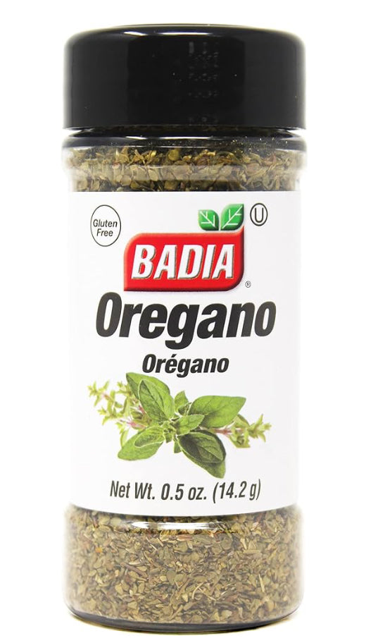 Badia Oregano Whole, 0.5 oz, Dried Oregano Leaves, Herb Seasoning 14.2 g DLC: Mai2033