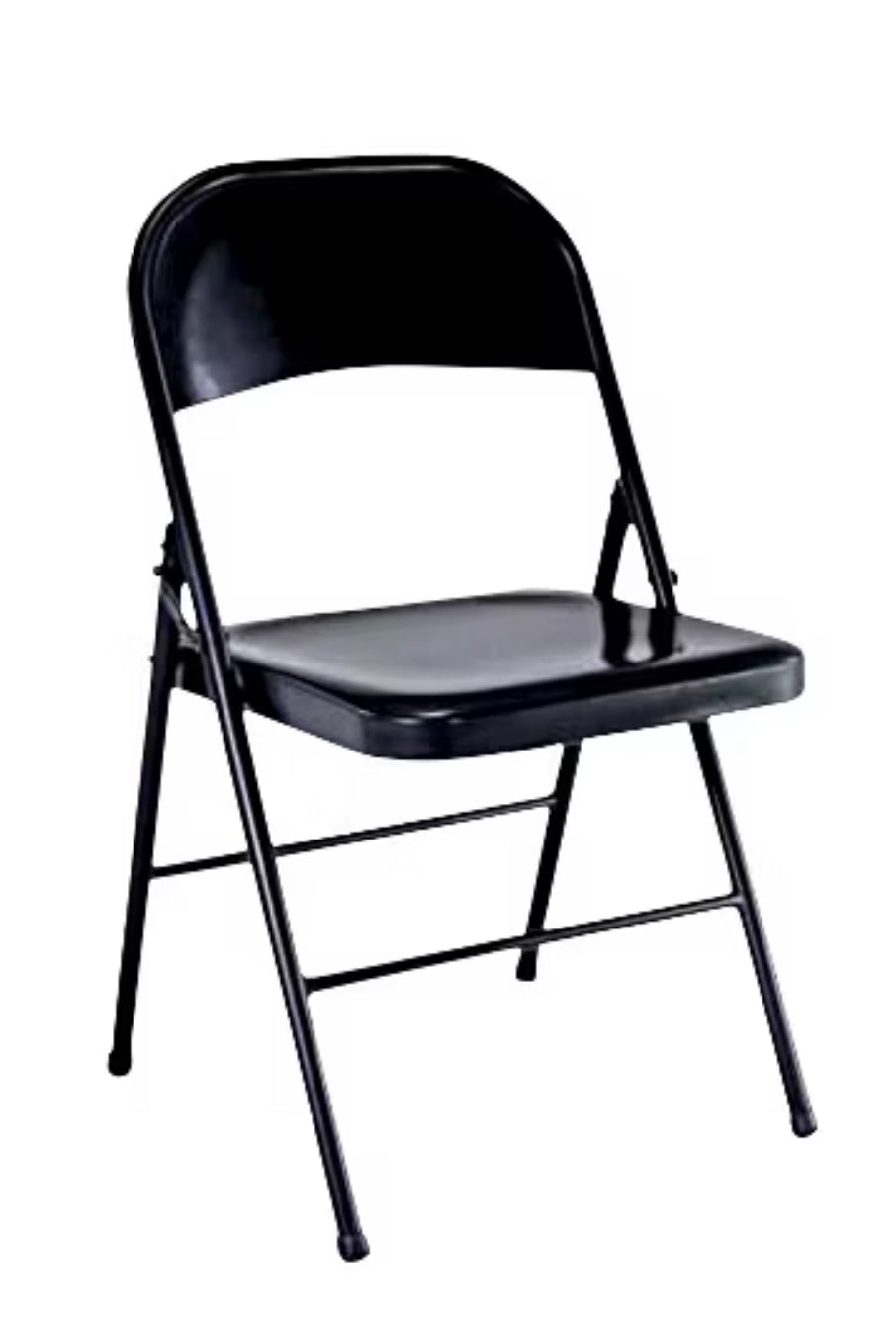 Steel Folding Chair Black - PDG