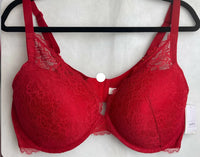 
              Soutien-gorge plongeant femme radiant - Auden rouge mûr 32C
            