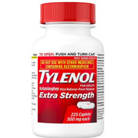 TYLENOL Extra Strength 500 mg (225 caplets) DLC: Oct28