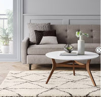 
              5'x7' Geometric Design Woven Area Rugs Cream/Gray - Threshold (2m x 1m60)
            