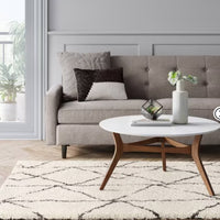 5'x7' Geometric Design Woven Area Rugs Cream/Gray - Threshold (2m x 1m60)