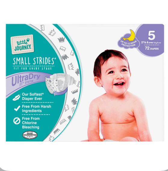 Little Journey Club Pack Diapers Size 5/ 72 ct