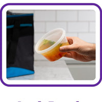 Deli Food Containers with Lids - 12oz (355mL)