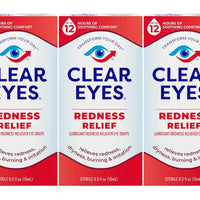 Clear Eyes Redness Eye Relief Eye Drops, 0.5 Fl Oz (15ml) DLC: Déc26