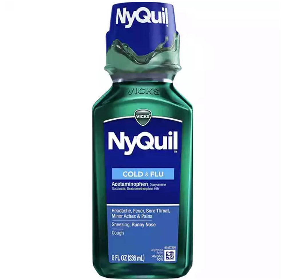 VIck's NyQuil Cold & Flu 8 oz DLC: 01/2025