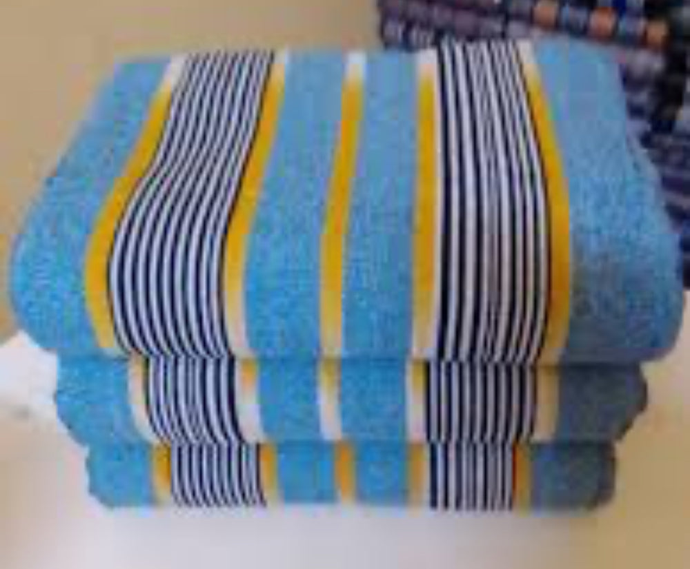ALOK 100% Cotton Beach Towel Oversized Soft Velour Finish Absorbent 40” x 72”
highcottonclothingexchange