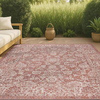 JONATHAN Y SMB100A-8 Tela Bohemian Textured Weave Floral Indoor/Outdoor Red/Taupe 8 ft. x 10 ft. Area Rug, Coastal,Easy Cleaning,HighTraffic,LivingRoom,Backyard, Non Shedding
(2m30 x 3m)