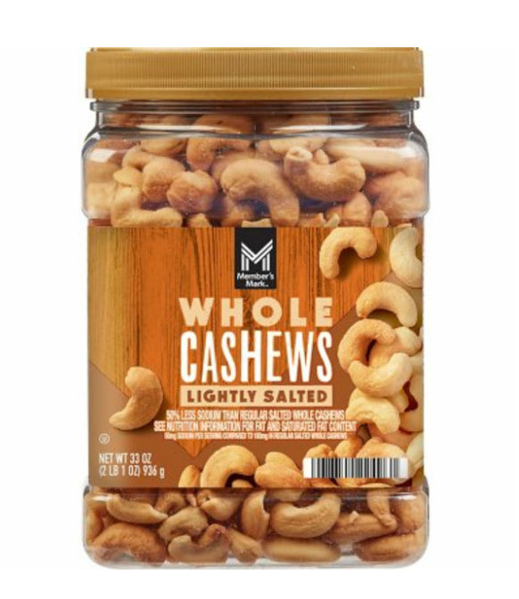 Member’s Mark Lightly Salted Whole Cashews DLC: Août25