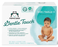 
              Mama Bear Gentle Touch Diapers, Hypoallergenic, Size 3, 168 Count (4 packs of 42), White
            