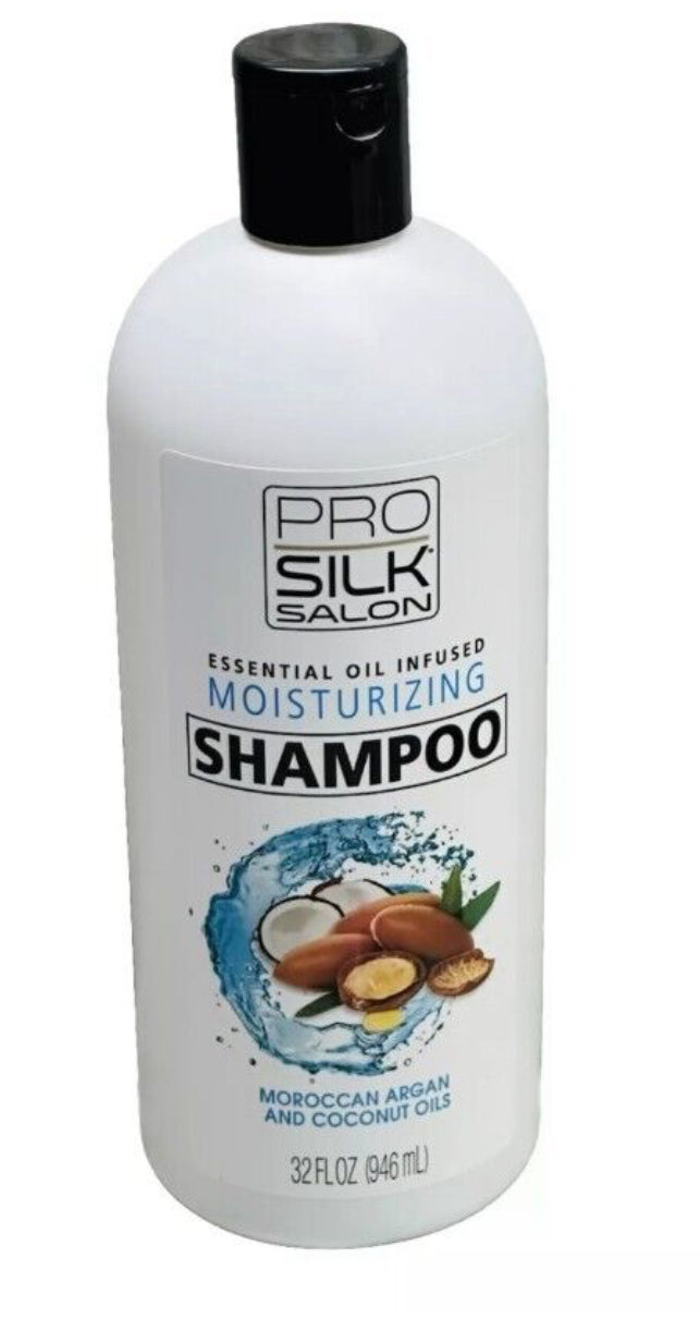 Pro Silk Salon Shampoo Moroccan Argan And Coconut Oils 32 oz. New 946g