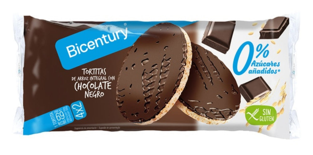 Tortitas Bicentury Choco Sem Acucar (130g) DLC: Janv26